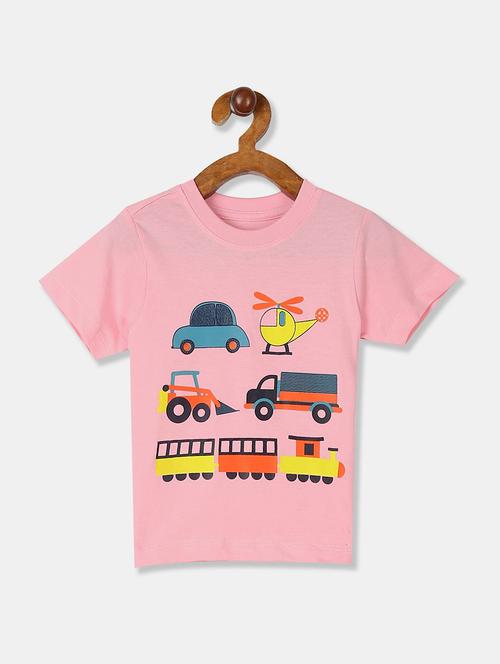crew neck printed t-shirt - 18257131 - Very Small Image - 1