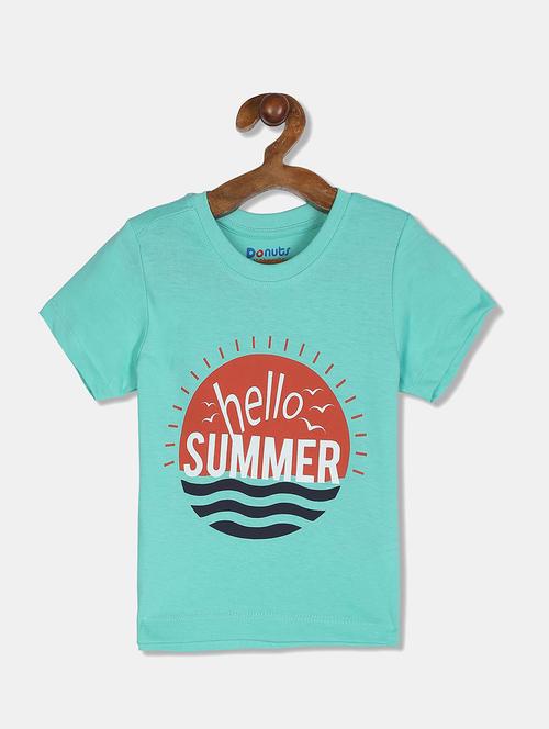 crew neck printed t-shirt - 18257133 - Very Small Image - 1