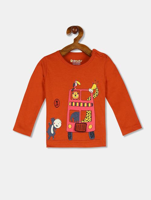 round neck printed t-shirt - 18257189 - Very Small Image - 1