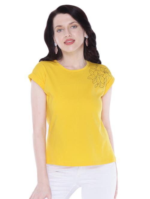 round neck printed regular tee - 18257698 - Very Small Image - 1