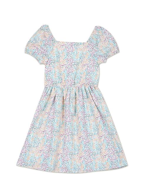 white printed frock - 18259057 - Very Small Image - 1