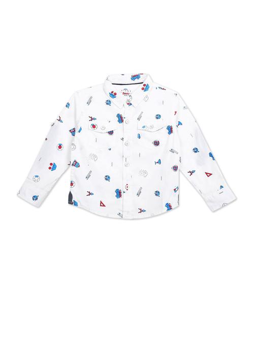 white printed shirt - 18259337 - Very Small Image - 1