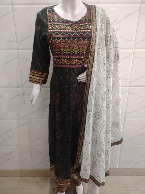 cotton kurta pant dupatta set - 18259683 - Very Small Image - 1
