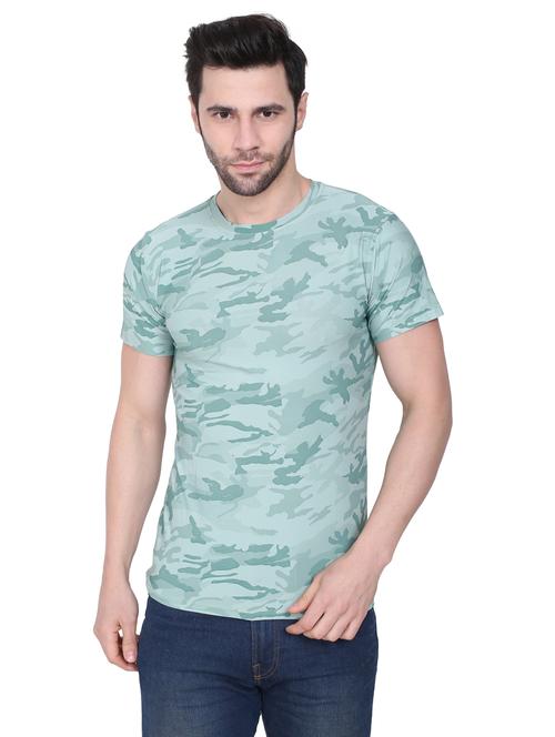 green printed t-shirt - 18259815 - Very Small Image - 1