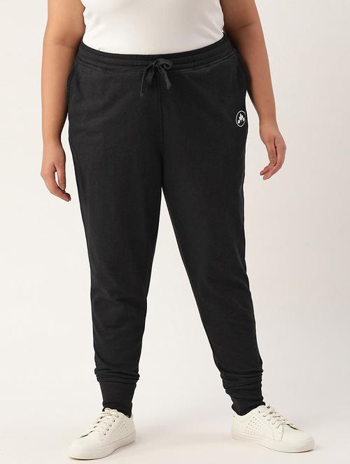 mid rise solid plus track pant - 18259851 - Very Small Image - 1
