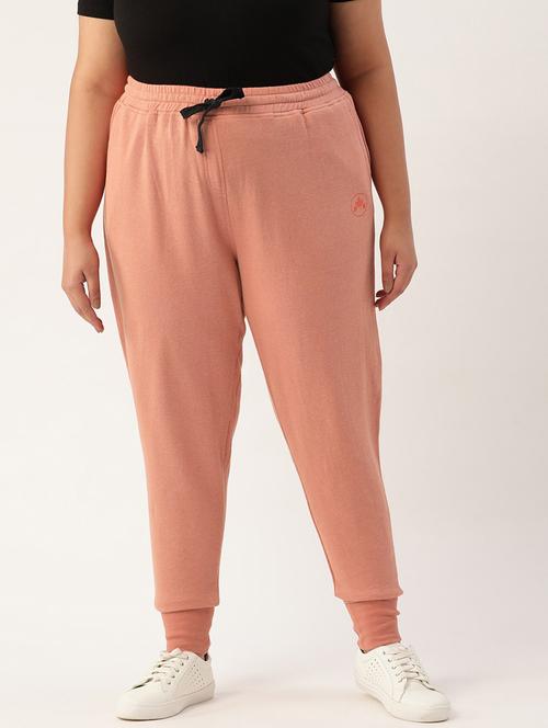 mid rise solid plus track pant - 18259856 - Very Small Image - 1