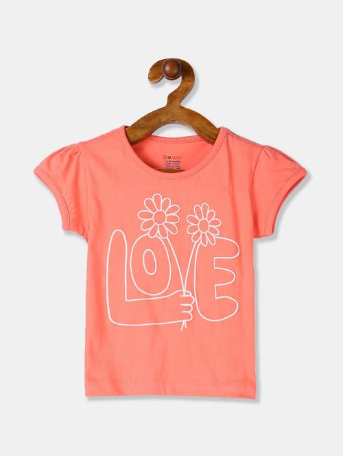 round neck printed tee - 18259998 - Very Small Image - 1
