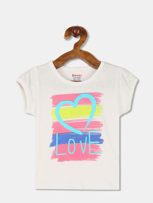 round neck printed tee - 18260077 - Very Small Image - 1