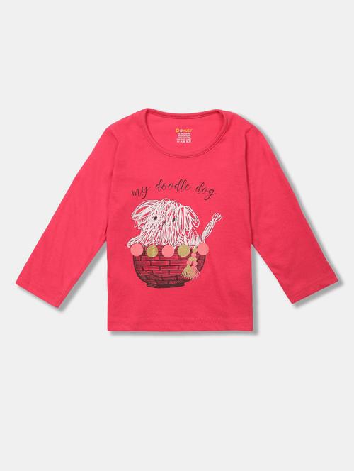 round neck printed tee - 18260132 - Very Small Image - 1