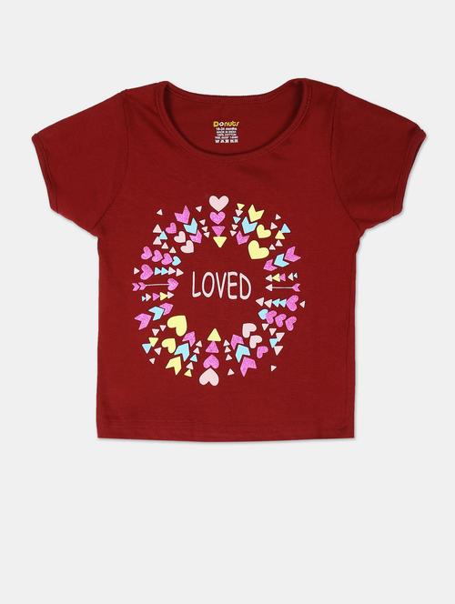 round neck printed tee - 18260134 - Very Small Image - 1