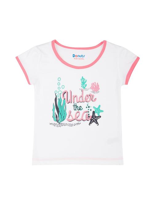 round neck printed tee - 18260278 - Very Small Image - 1