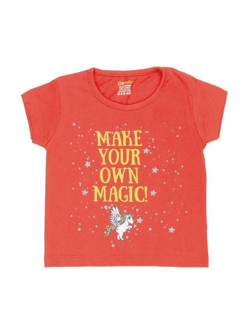 round neck printed tee - 18260314 - Very Small Image - 1