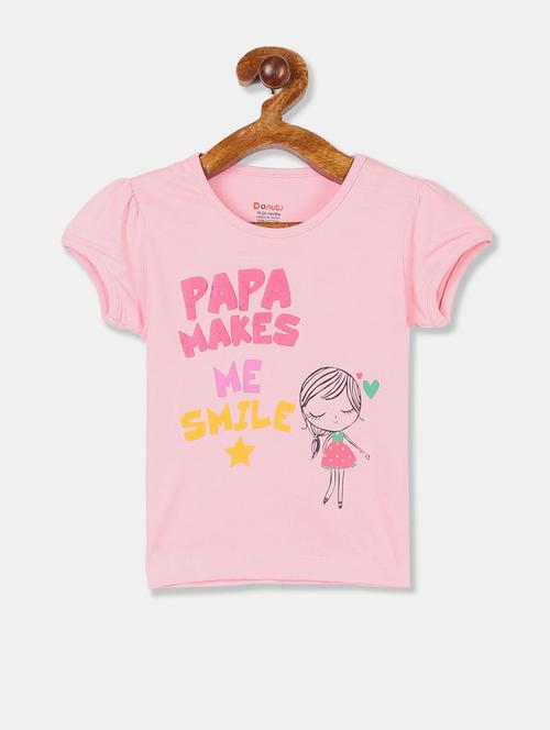 round neck printed tee - 18260382 - Very Small Image - 1