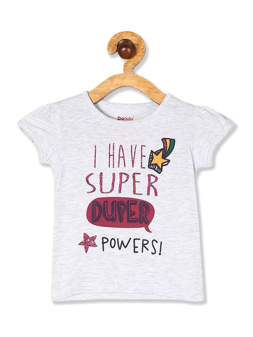 round neck printed tee - 18260383 - Very Small Image - 1
