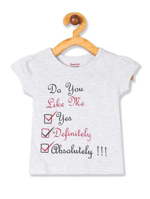 round neck printed tee - 18260392 - Very Small Image - 1