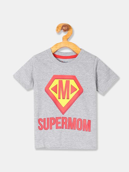 round neck printed tee - 18260441 - Very Small Image - 1