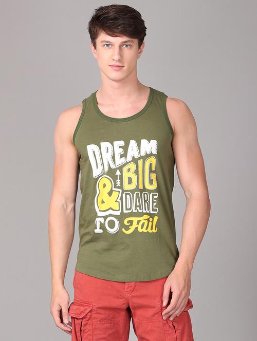 olive green cotton vest - 18260665 - Very Small Image - 1
