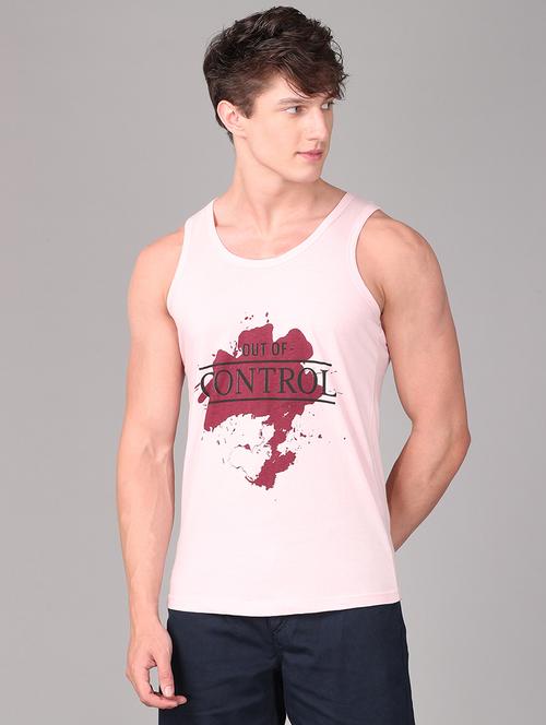 pink chest-printed vest - 18260682 - Very Small Image - 1