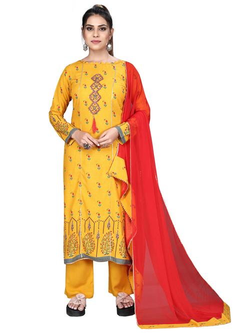 yellow unstitched suit - 18261031 - Very Small Image - 1