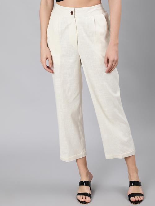 solid pleated trouser - 18261618 - Very Small Image - 1