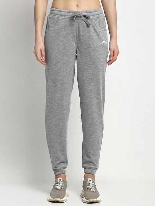mid rise solid track pant - 18261957 - Very Small Image - 1