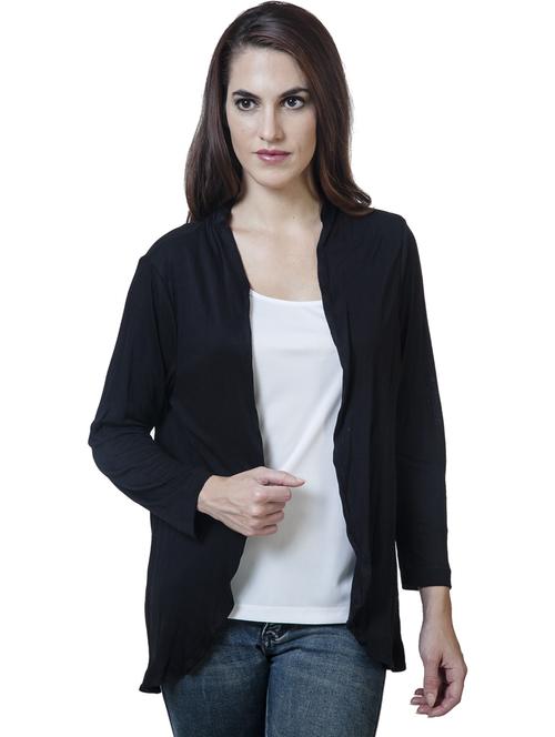 long sleeved solid regular shrug - 18263427 - Very Small Image - 1