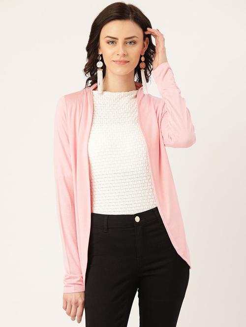 long sleeved solid shrug - 18263456 - Very Small Image - 1