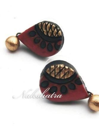 terracotta earrings - 18264276 - Very Small Image - 1