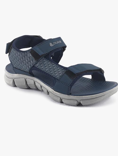 navy pu slip on floaters - 18265599 - Very Small Image - 1