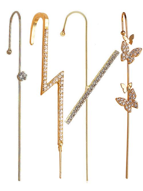 gold plated earcuff earring - 18266897 - Very Small Image - 1