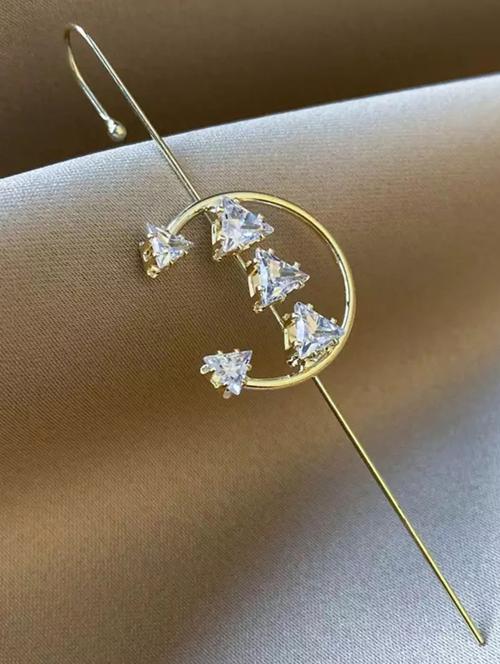 gold plated earcuff earring - 18266925 - Very Small Image - 1