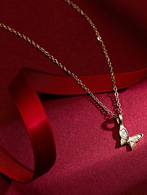 gold plated long necklace - 18267003 - Very Small Image - 1