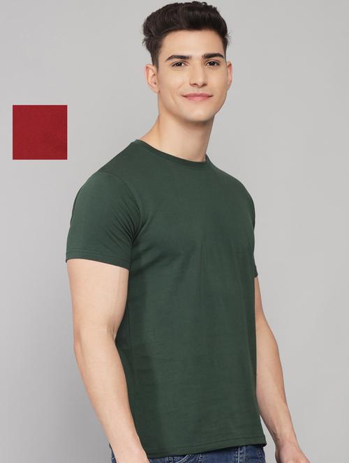 set of 2 solid combos t-shirt - 18267344 - Very Small Image - 1