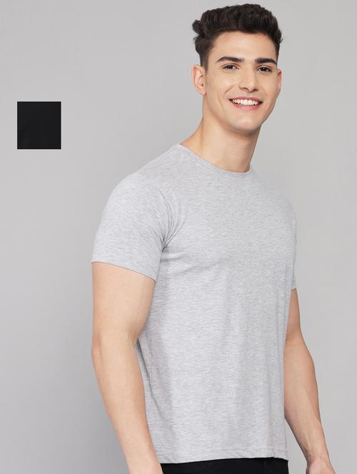 set of 2 solid combos t-shirt - 18267359 - Very Small Image - 1