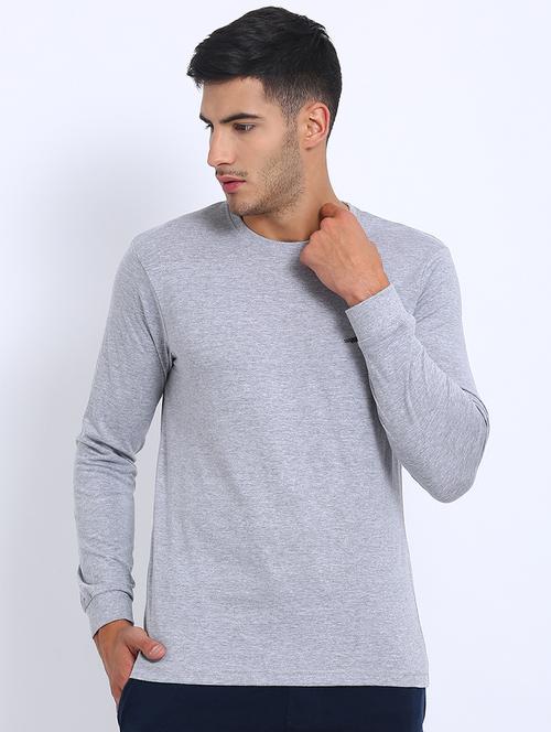 grey solid t-shirt - 18268776 - Very Small Image - 1