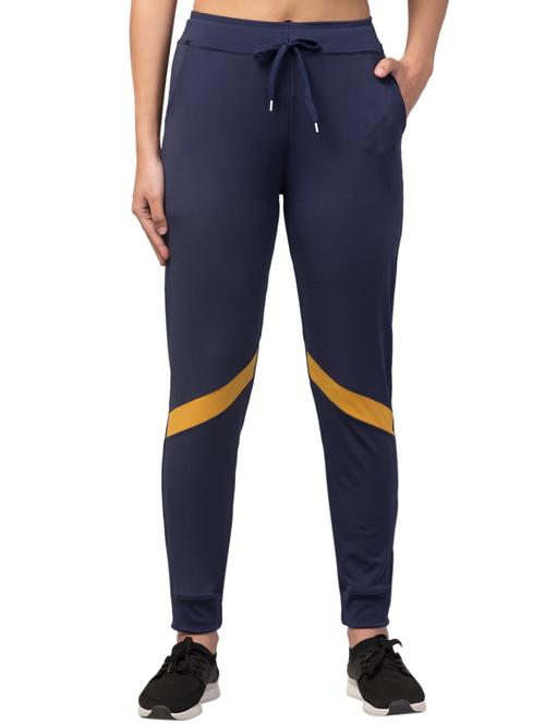 drawstring waist solid track pant - 18268968 - Very Small Image - 1