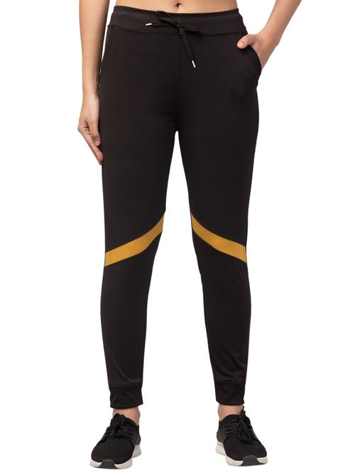 drawstring waist solid track pant - 18269003 - Very Small Image - 1