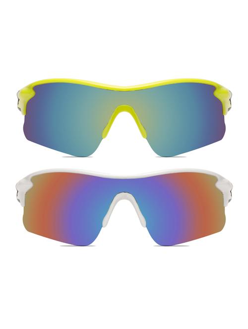 zyaden combo of 2 wrap-around sport -sunglasses-5014 - 18269349 - Very Small Image - 1
