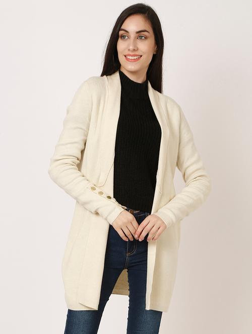white viscose shrug - 18269475 - Very Small Image - 1
