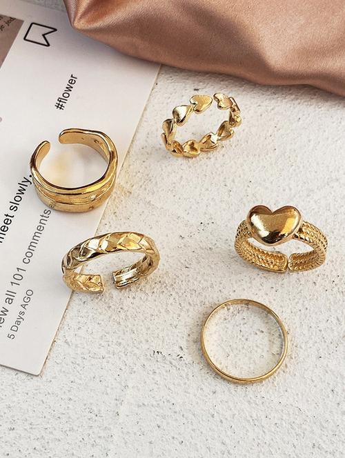 gold plated finger ring - 18269651 - Very Small Image - 1