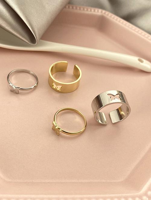 gold plated finger ring - 18269665 - Very Small Image - 1