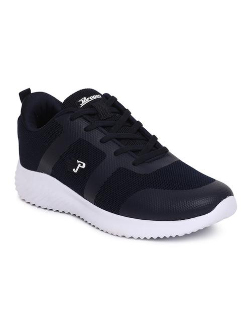 navy blue lace up sport shoe - 18270618 - Very Small Image - 1
