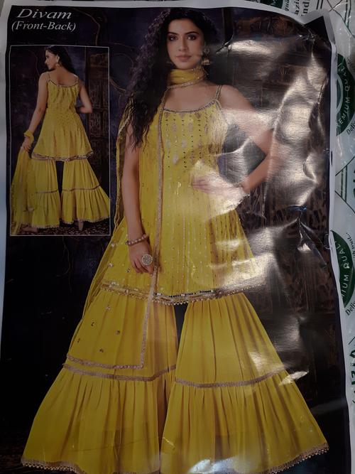 ladies sharara - 18270637 - Very Small Image - 1