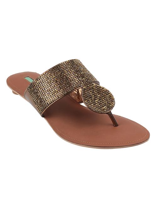 brown slip on sandal - 18270708 - Very Small Image - 1