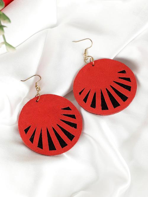 red rubber drop earring - 18270943 - Very Small Image - 1