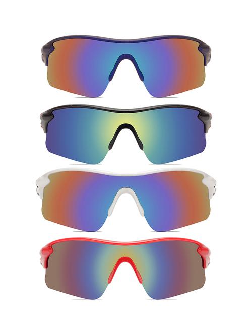 zyaden combo of 4 wrap-around sport-sunglasses-combo-5035 - 18270987 - Very Small Image - 1