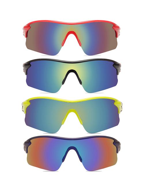 zyaden combo of 4 wrap-around sport-sunglasses-combo-5041 - 18270993 - Very Small Image - 1