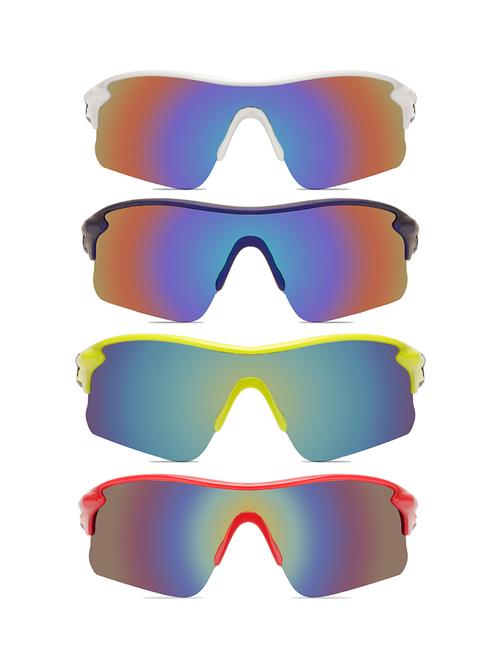 zyaden combo of 4 wrap-around sport-sunglasses-combo-5045 - 18270997 - Very Small Image - 1