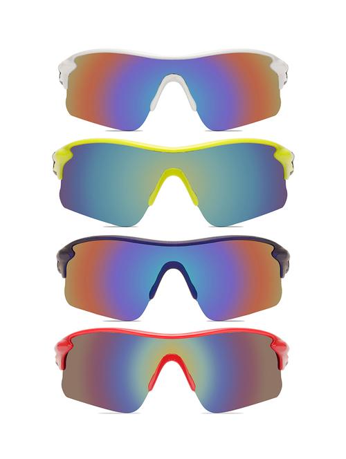 zyaden combo of 4 wrap-around sport-sunglasses-combo-5049 - 18271001 - Very Small Image - 1