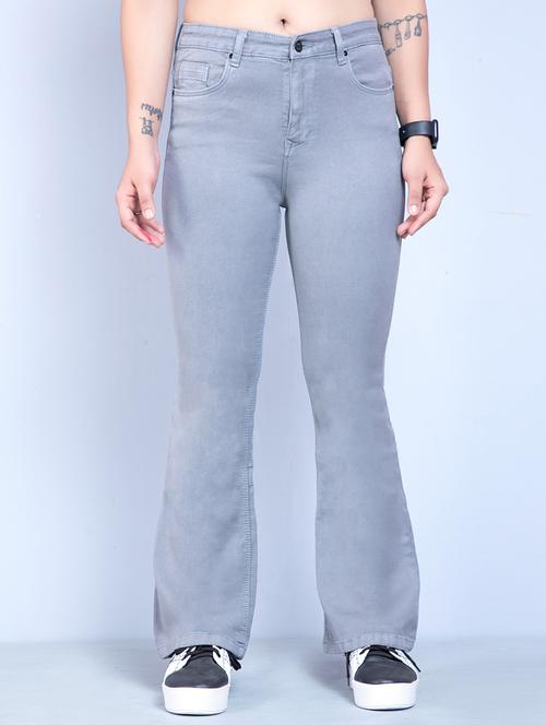 mid rise stone wash bootcut jean - 18271144 - Very Small Image - 1